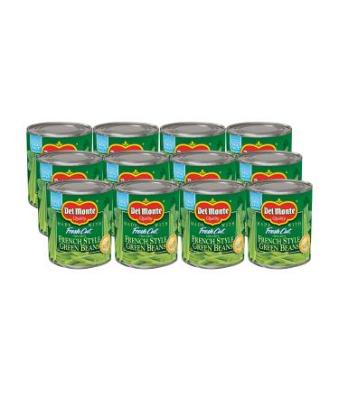 Del Monte Canned Fresh Cut French Style Green Beans, 8 Ounce (Pack of 12) 1 Count (Pack of 12)