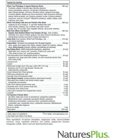 Source of Life Gold Multivitamin - 180 Tablets | Blood & Bone Support | Healthy Immune System | Vitamins D3, B12, K2 | 120+ Whole Food Nutrients - Buy Online on GoSupps.com