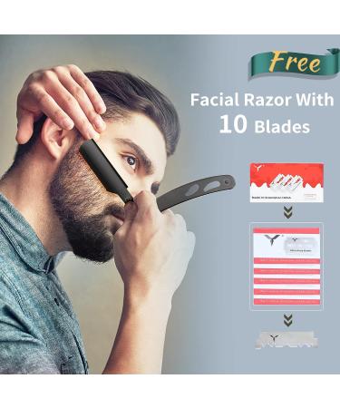 FERRISA Long Handle Back Shaver for Men with 10 Blades and Facial Razor | Detachable Extension Handle | Black - Buy Online on GoSupps.com