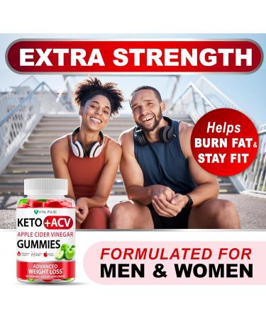 Shop Keto ACV Gummies for Advanced Weight Loss | Detox Apple Cider Vinegar Keto Gummies 60 Green Apple Gummies for Men & Women - Buy Online on GoSupps.com