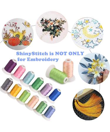 ShinyStitch 82-Spool Polyester Embroidery Thread Kit for Brother, Babylock, Janome, Singer, Pfaff, Husqvarna & Bernina Embroidery Sewing Machines - 500M (550Y) Each Spool - Buy Online on GoSupps.com