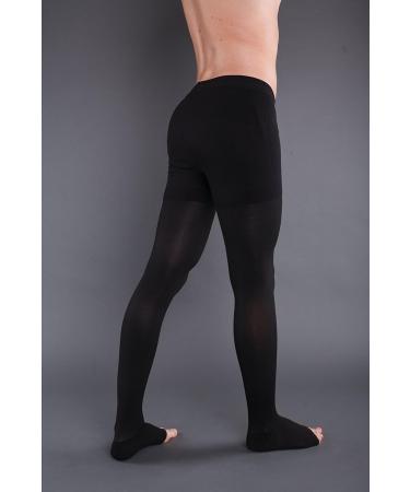 Compression Tights AT - Class 1 Support Tights with Open Toe | Black (3-Pack) - International Shipping Available - Buy Online on GoSupps.com