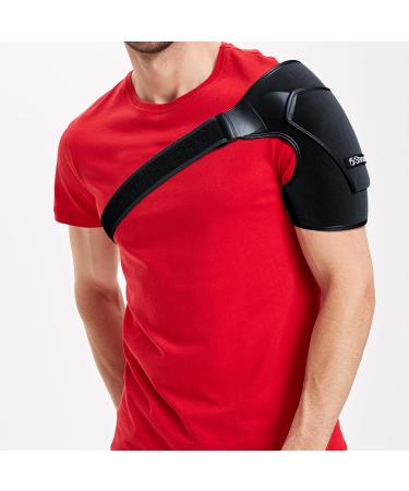 Shoulder Brace for Men and Women - Rotator Cuff Support Brace With Soft Underarm Pad for Shoulder Pain Relief and Compression Sleeve for Shoulder Injury