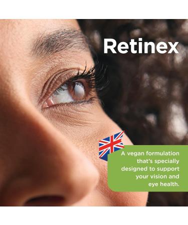 Healthspan Retinex 10mg | 60 Tablets | Natural Lutein & Zeaxanthin | Vitamin B2 | Vegan - Buy Online on GoSupps.com