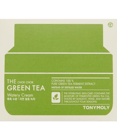 Tony Moly Chok Chok Green Tea Watery Cream 60ml - Hydrating Moisturizer - Buy Online on GoSupps.com