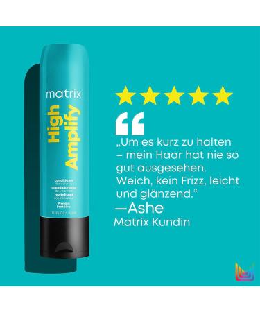 Matrix High Amplify Conditioner 300ml - Volume & Strength for Thin Lackluster Hair | Protein-Infused eCommerce International Shipping - Buy Online on GoSupps.com