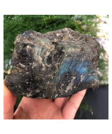 Natural Crystal Rough Natural and Beautiful Labrador Crystal Raw Stone Rough Aura 1pc 650-750g Stone Collection