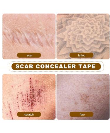 Bande Adh sive Camouflage Cicatrices Imperm able 6 Couleur Peau Naturelle Autocollants Dissimulant Tatouages Correcteur Waterproof pour Corps Patchs Fins Invisibles - Buy Online on GoSupps.com
