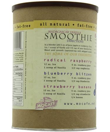 MOCAFE Madagascar Vanilla Smoothie Mix - 3lb Tin | Instant Frappe Mix | Coffee House Quality - Buy Online on GoSupps.com