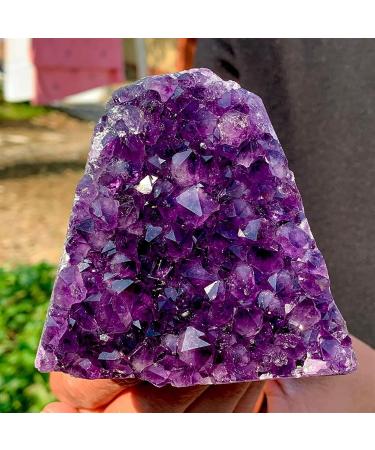 Amethyst Rough Stone 200-1200g Natural Amethyst cave Quartz Cluster Crystal Specimen (Size : 800-1000g) Stone Mineral Specimen (Size : 800-1000g) - Buy Online on GoSupps.com