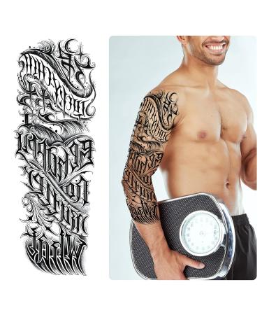 GFHIH Christmas Full Arm Temporary Tattoos for Men and Women - Waterproof & Realistic Sleeve Designs - Long Lasting Holiday Gift - 12 Sheets (L19xW7) - Buy Online on GoSupps.com