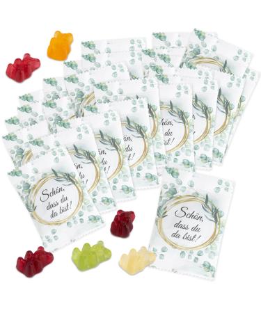 FOOD crew Fruit Gummi Bears It s great that you re here 25 x 10 g - Gummi Bears - Sweets - Wedding Give Aways Guest Gift - Buy Online on GoSupps.com