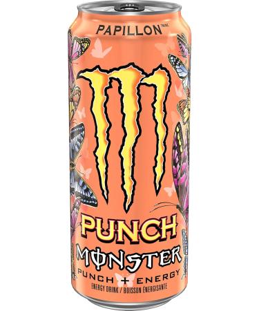 Monster Energy Punch Papillon Punch 473mL Cans Pack of 12 Apple Citrus Pineapple Orange 473ml (Pack of 12) - Buy Online on GoSupps.com