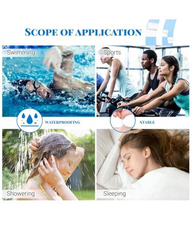 100 Pieces Double-Sided Wig Band & Lace Front Tape - Strong Adhesive for Hair Extensions & Wigs | C Contour Blue Liner Support - Buy Online on GoSupps.com