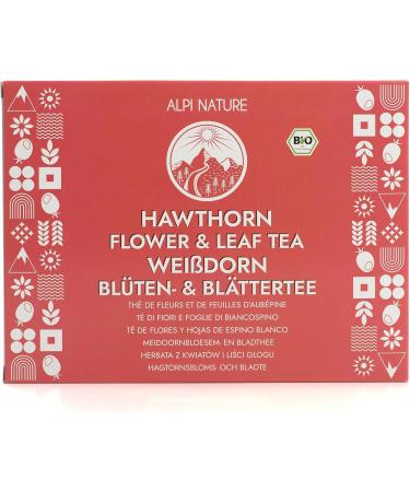 Alpi Nature Alpi Nature Hawthorn Flowers Organic Herbal Tea 120 Tea Bags 150 g Pack of 6 x 20 Sachets of 1 g - Buy Online on GoSupps.com