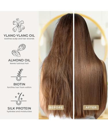 CIBU Repair Strengthening Hair Mask | Deep Conditioning & Hydrating Treatment for All Hair Types | Keratin & Almond Moisture | 12 Ounces - Buy Online on GoSupps.com