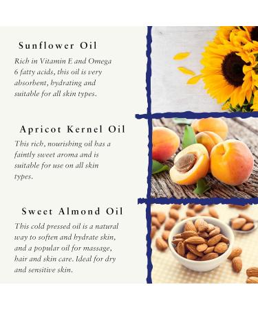 Organic Carrier Oils Set - Sweet Almond, Sunflower, Apricot Kernel - 3 x 100ml Glass Bottles | Absolute Aromas - Buy Online on GoSupps.com