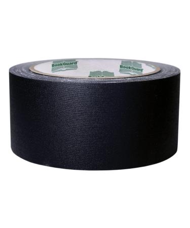 BookGuard 2 inch Premium Bookbinding Repair Cloth Tape, 15 Yard Roll, Black