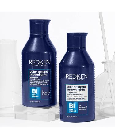 Redken Color Extend Brownlights Conditioner - 300 ml | Rinse for Natural & Colored Brown Hair No Red/Orange Tinge - International Shipping Available - Buy Online on GoSupps.com
