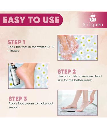 Pack of 3 Professional Pedicure Foot File of Good Plastic and Steel Grades Remove Callus Hard Skin Remover Double-Sided Exfoliator-Scrubber Easy to Use with Ergonomic Grip - Buy Online on GoSupps.com