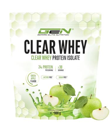 Clear whey isolate protein shake - fruity & refreshing protein shake - high -quality whey protein isolate (900g green Apple) Green apple - Buy Online on GoSupps.com