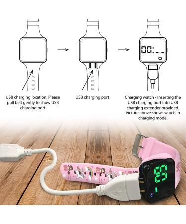 Potty Training Timer Watch for Girls | Fun Lights & Music | Water Resistant Seat | Rechargeable | Smart Sensor | No Time Alarm | Pink - Buy Online on GoSupps.com