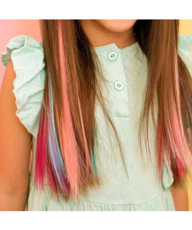 Kid's Hair Chalk Combs - Washable Rainbow Color Wax for Girls - Temporary Festival Accessories - Teen Girl Gifts - Pack of 6 - Buy Online on GoSupps.com