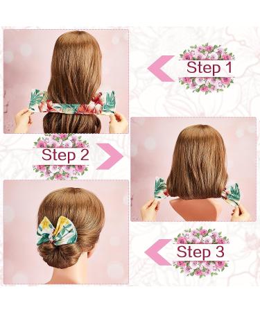 9-Piece Floral Deft Bun Maker Set - Flexible Twist Hair Tool for Women & Girls - Buy Online on GoSupps.com