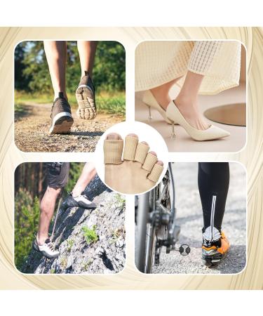 5 Pieces Cutable Silicone Toe Protection Cushion Tube - Gel Bandage for Corns Blisters & Calluses - Available in S M L Sizes for Men & Women - Buy Online on GoSupps.com