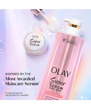 Olay Super Cream with Sunscreen SPF 30 (1.7 oz) + Body Wash for Normal Skin (18.5 oz) - 24hr Long Lasting Hydration - Vitamin C & E Hyaluronic Acid Niacinamide - Smooth Brighten Firm - Buy Online on GoSupps.com