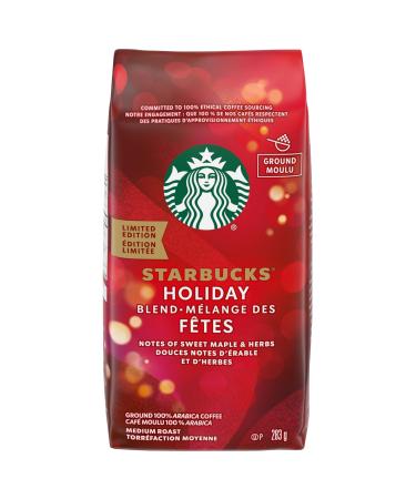 Starbucks Holiday Blend Ground Coffee 283g Holiday Blend 283 Grams 47.17 g (Pack of 6)