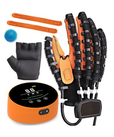 Rehabilitation Robot Gloves for Stroke Hemiplegia Patients Equipment for Hand Pain Relief Therapy Hand Exerciser Aids Robotic Glove(Size:Right Hand XL Color:Orange) Right Hand XL Orange