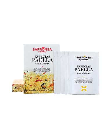 Set of 5 X Sachets of Paella Seasoning - Contains Saffron