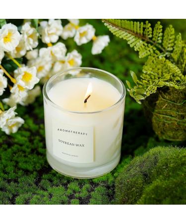 AMMORZEFF Gardenia Scented Candle - Aromatherapy for Spa Yoga Meditation | Natural Soy Wax 50-Hour Burn Time | Perfect Gift for Women - Buy Online on GoSupps.com