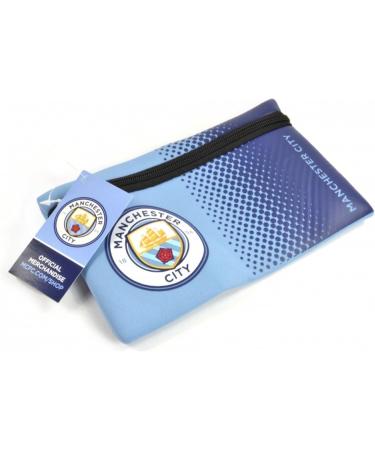 Manchester City FC Official Pencil Case - Fade Design Light Blue/Blue - One Size | Shop Now! - Buy Online on GoSupps.com