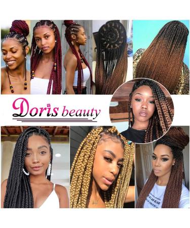 Pre-Stretched Braiding Hair Extensions Synthetic Crochet Braids Yaki Texture 26 Inch 6 Packs Full Head Hot Water Setting Professional Twist Braid Hair (26inch #1B) 26inch #1b - Buy Online on GoSupps.com
