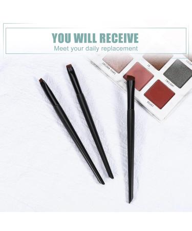 VOCOSTE 3pcs Makeup Brush Set - Eyebrow Eyeliner & Smudger Brushes for Liquid Eyeshadow & Eyebrow Powder - Premium Wooden Handle Makeup Tools - Buy Online on GoSupps.com