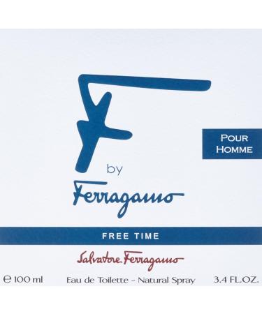 Salvatore Ferragamo F Free Time Eau De Toilette Spray for Men 3.4 Ounce - Buy Online on GoSupps.com