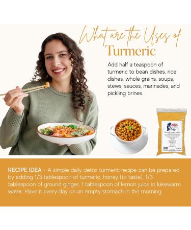Organic Turmeric Powder - 500g | Premium Spice for Cooking | Vibrant Indian Flavor | Ethically Sourced - Buy Online on GoSupps.com