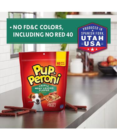 Pup-Peroni Triple Meat Lovers Dog Treats - 22.5 oz - Real Meat Recipe - Buy Online on GoSupps.com