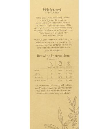 Whittard of Chelsea Earl Grey Loose Tea Pouch 100 g - Buy Online on GoSupps.com
