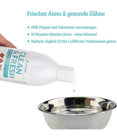 Sniffing Friends Dental Care Water for Dogs & Cats - Fresh Breath Healthy Teeth 500ml - Buy Online on GoSupps.com