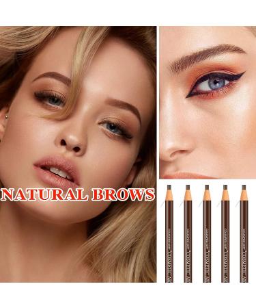 Waterproof Eyebrow Pencil Set - Dark Brown | Microblading Eyebrow Pen for Makeup and Tattoo | Includes Trimming Tool - Buy Online on GoSupps.com