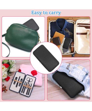 Fangze 8pcs Stainless Steel Manicure Set with Tweezers and Fingernail Clippers Case - for Men and Women - Buy Online on GoSupps.com
