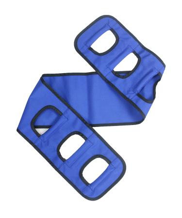Obbomed MB-2920 Patient Lift Transfer Sling Gait Belt with Handle, Medical Nursing Safety Assist Device for Moving Seniors, Turner Elderly Disabled, bariatric Handicap, Blue, Size : 46.5 x 7.1