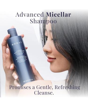 Shop MONAT Soothing Micellar Shampoo - Gentle High-Performance Cleanse for All Hair Types - Scalp Friendly - 237ml - Buy Online on GoSupps.com