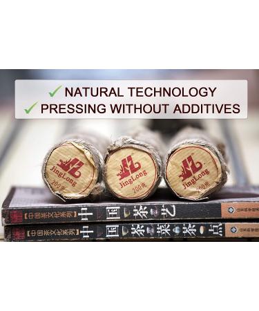 Jinglong Tea Factory Bamboo Leaf Tube Ripe Pu-erh Tea (80 Cups) 7.1oz - Premium Quality - Buy Online on GoSupps.com