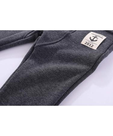 Mud Kingdom Little Boys Fleece Pants 7-8 Years Anchor Red - Warm Winter Tight Fit - Buy Online on GoSupps.com