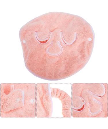 Ciieeo Serviette Masque Visage en Polaire Corail Sangle Amovible Trois Trous pour Soin du Visage et Relaxation Faciale R utilisable - Buy Online on GoSupps.com