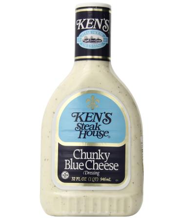 Ken's Steak House Chunky Blue Cheese Dressing, 32 Fluid Ounce